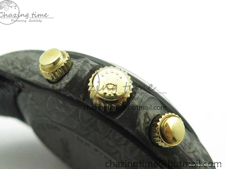 Good Copy Rolex Watches On Edition Carbon Black Strap Diw Dial Pink V Daytona EyeCatching A7750 Best WWF Nylon 2890 0111